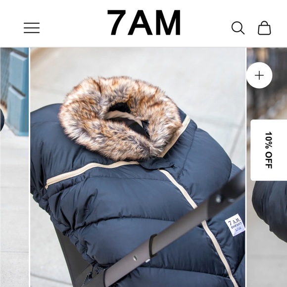 NWT 7AM Enfant Car Seat Cocoon in Tundra Black !! - Picture 5 of 16